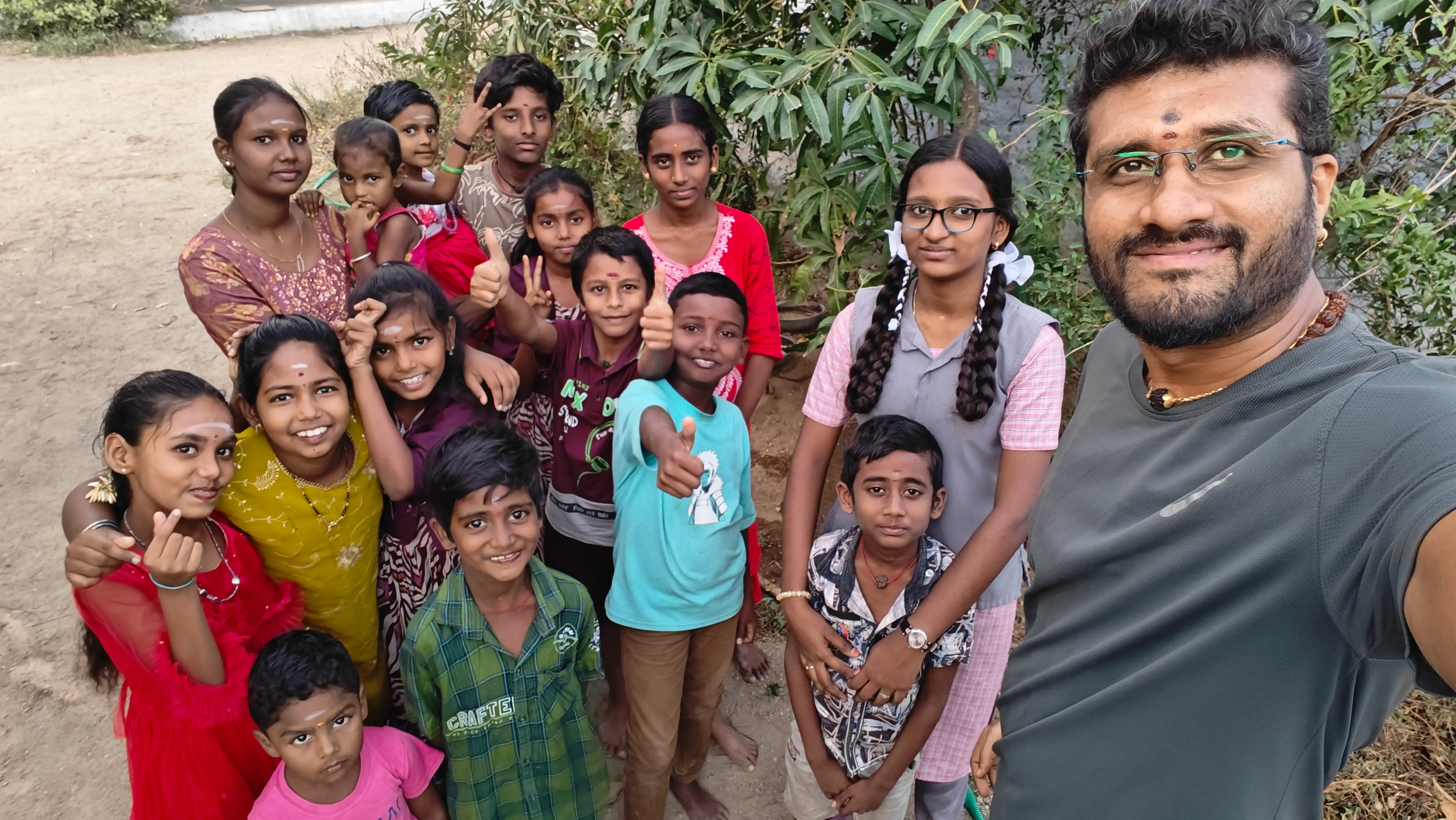 Kids of employees working at Sree Skanda Subhdev industries