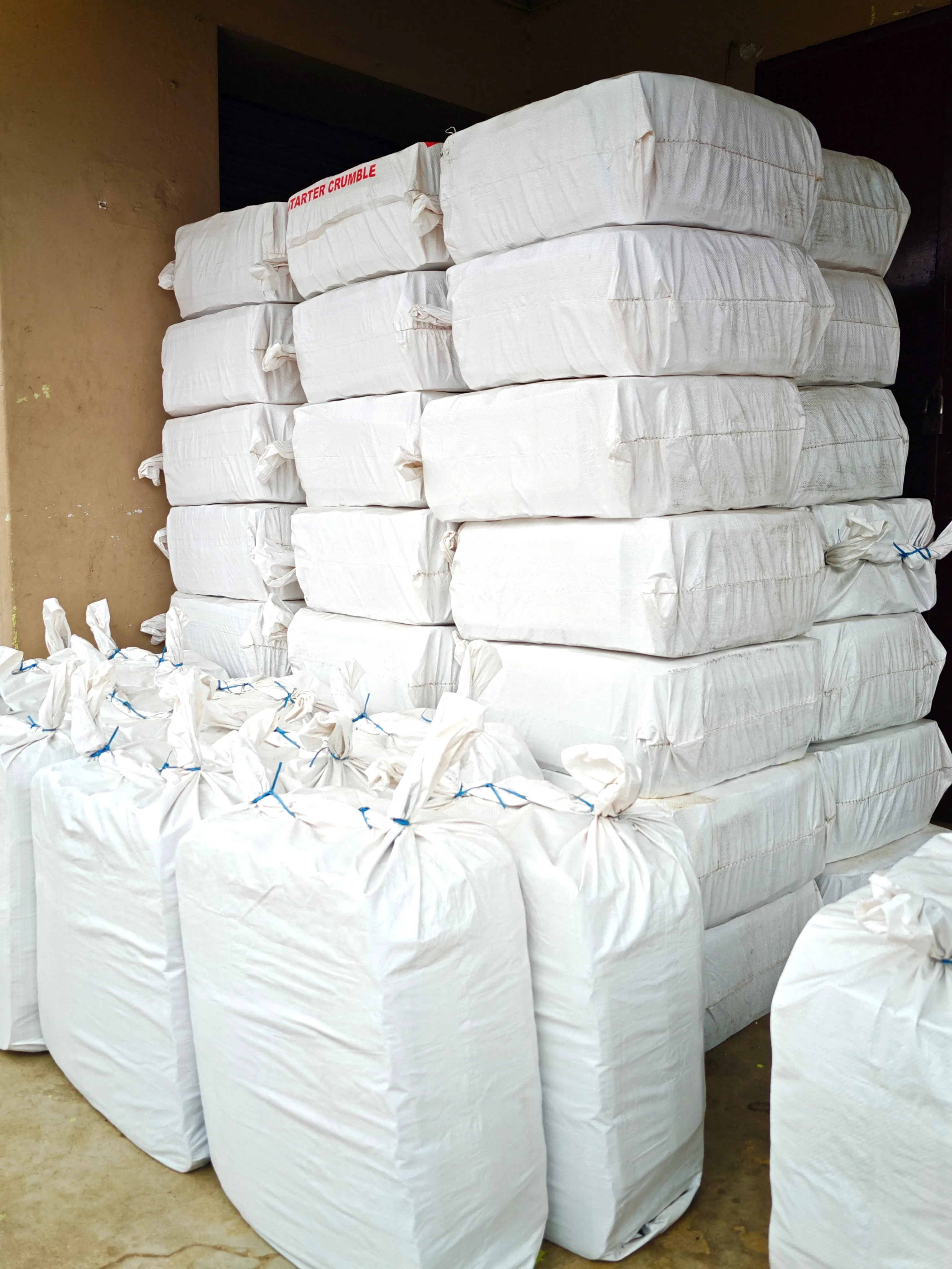 Raw agarbatti bundles packed and sealed
